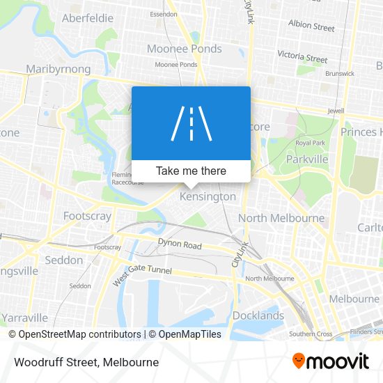Woodruff Street map