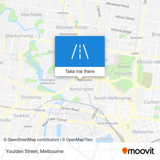 Youlden Street map