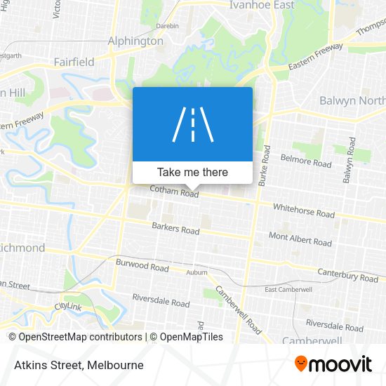 Atkins Street map