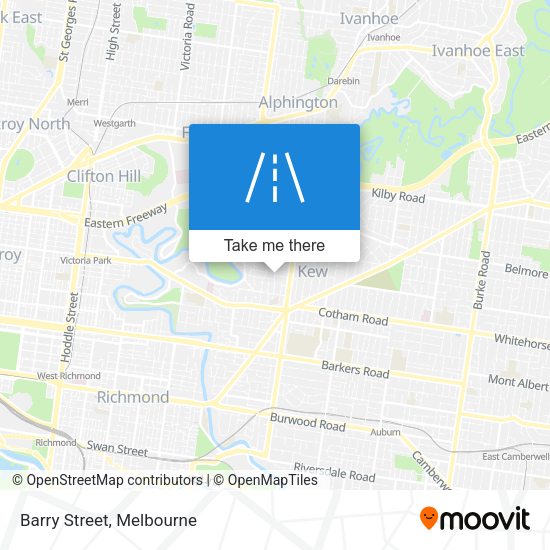Barry Street map