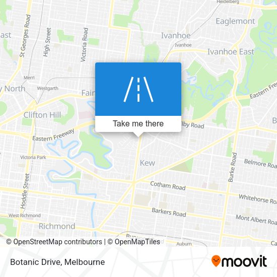 Botanic Drive map