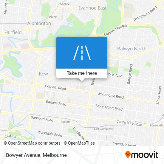 Bowyer Avenue map