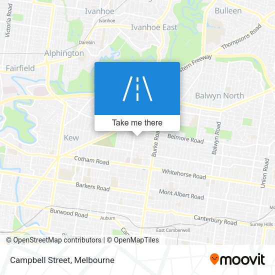 Campbell Street map