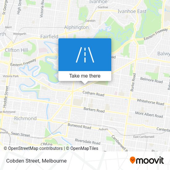 Cobden Street map