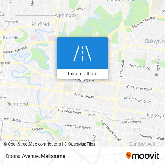 Doona Avenue map