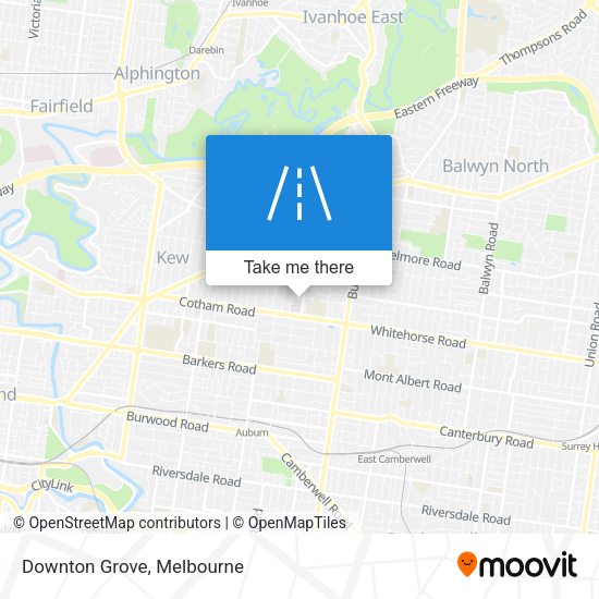 Downton Grove map