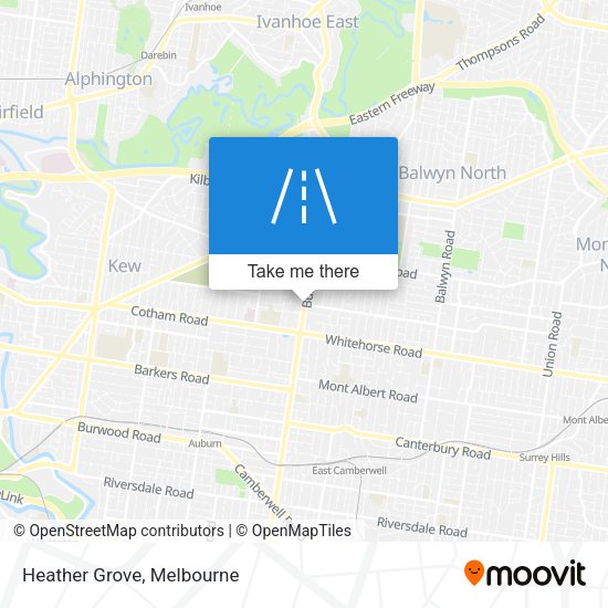 Heather Grove map