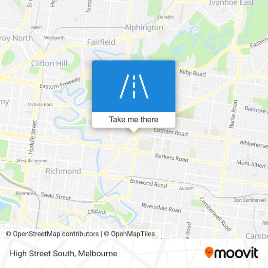 High Street South map