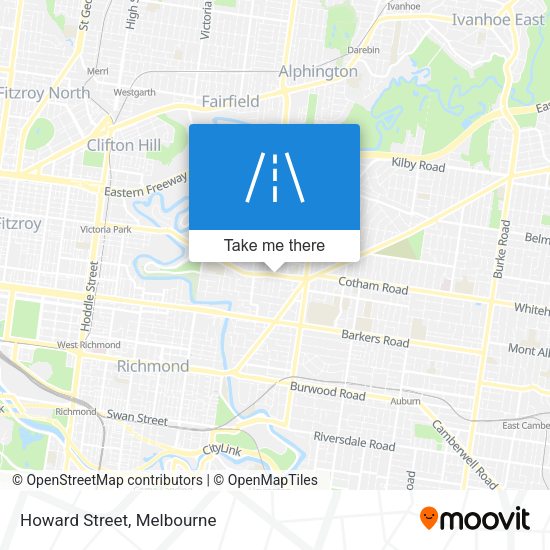 Howard Street map