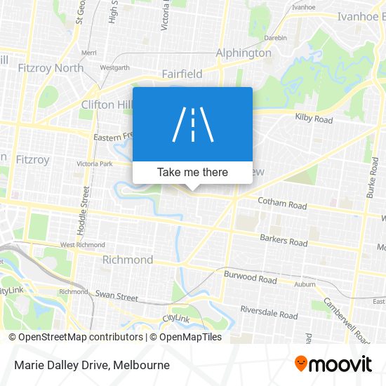 Marie Dalley Drive map