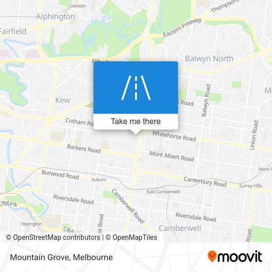Mountain Grove map