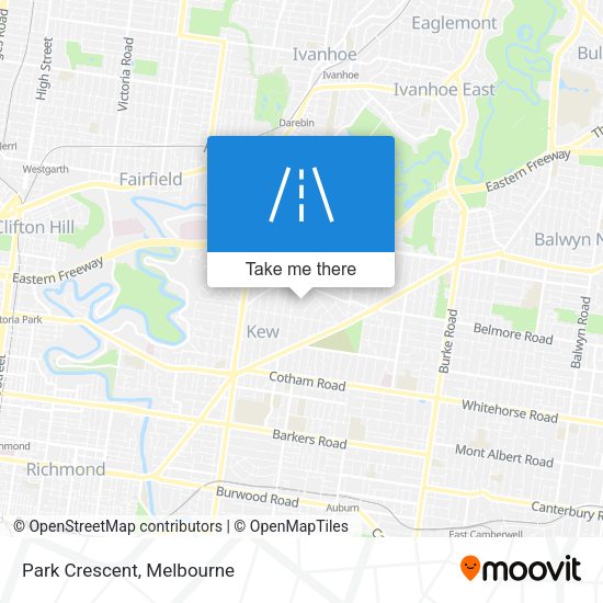 Park Crescent map