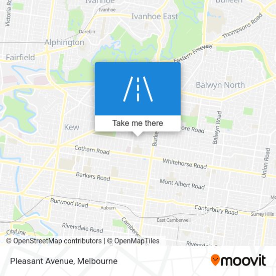 Pleasant Avenue map