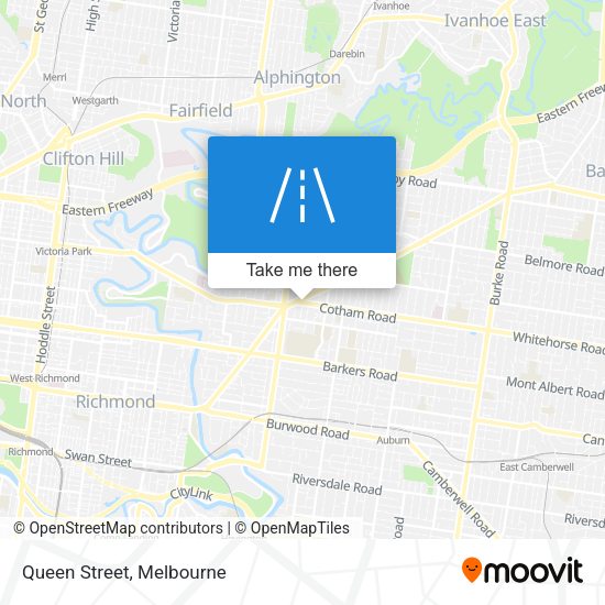 Queen Street map