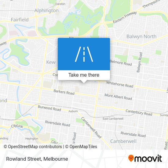 Rowland Street map