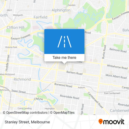 Stanley Street map