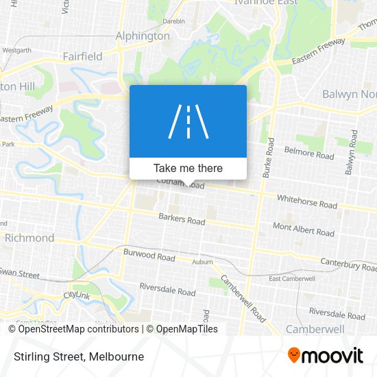 Stirling Street map