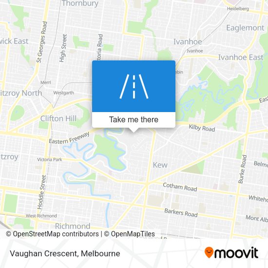 Vaughan Crescent map