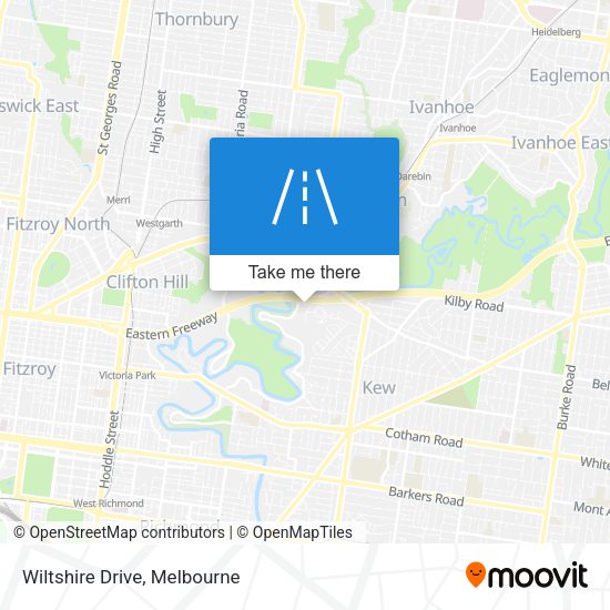 Wiltshire Drive map