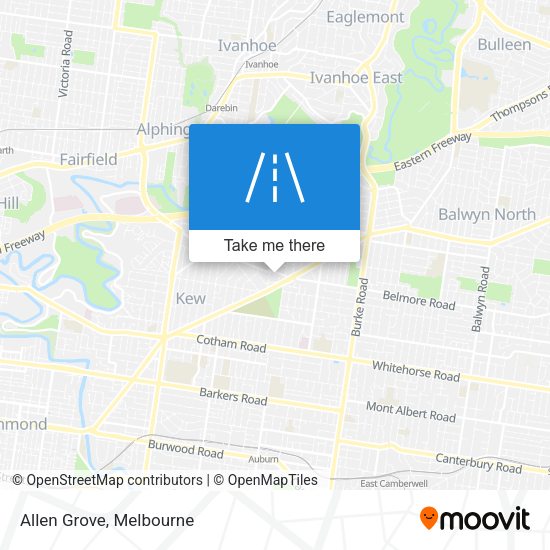 Allen Grove map