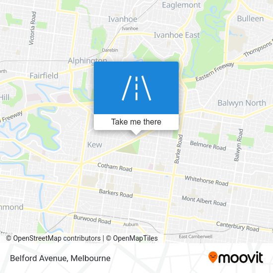 Belford Avenue map