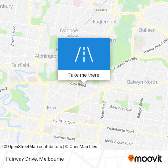 Fairway Drive map
