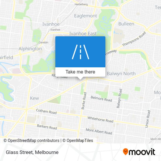 Glass Street map