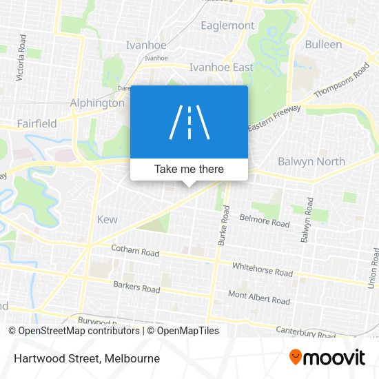 Hartwood Street map