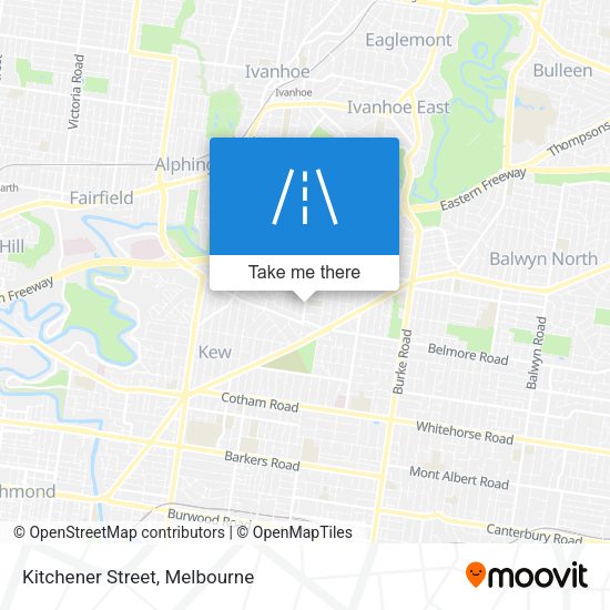 Kitchener Street map