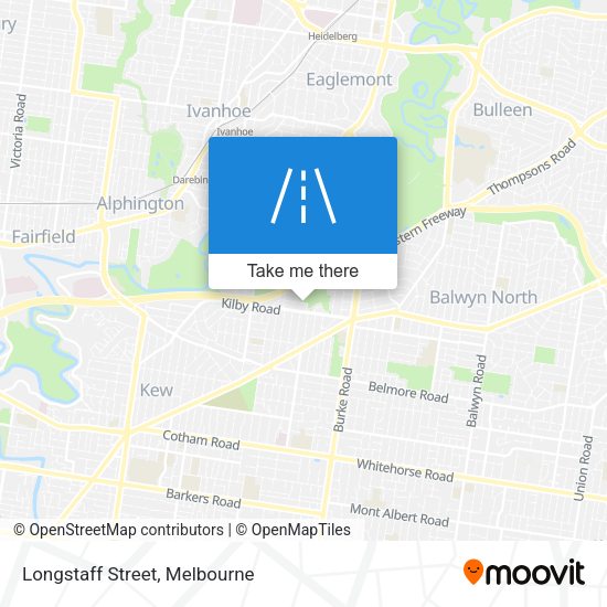 Longstaff Street map