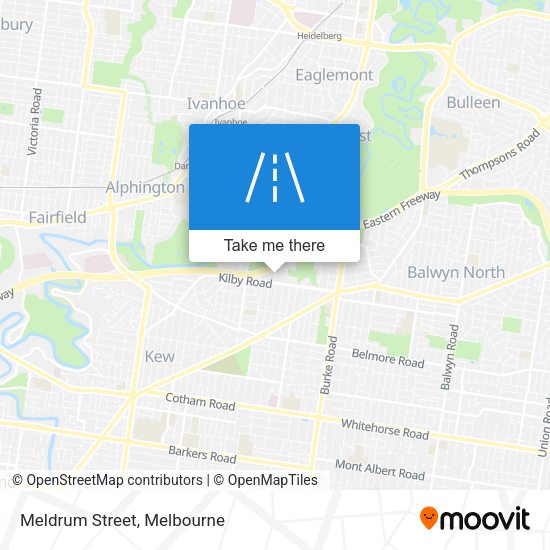 Meldrum Street map