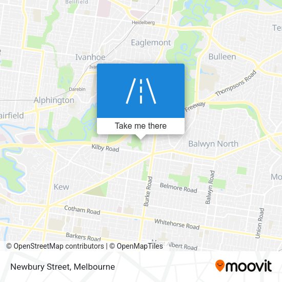 Newbury Street map