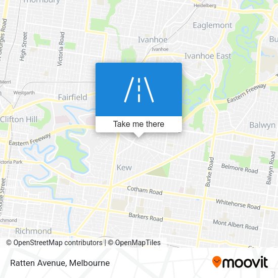 Ratten Avenue map