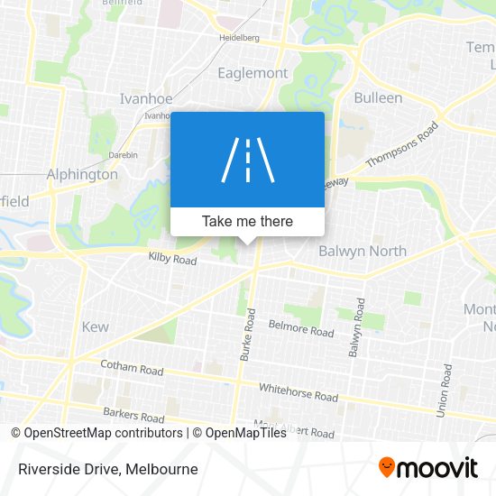 Riverside Drive map