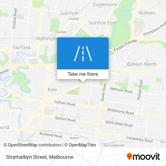 Strathalbyn Street map