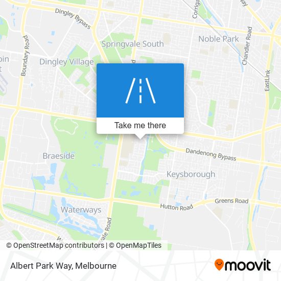 Albert Park Way map