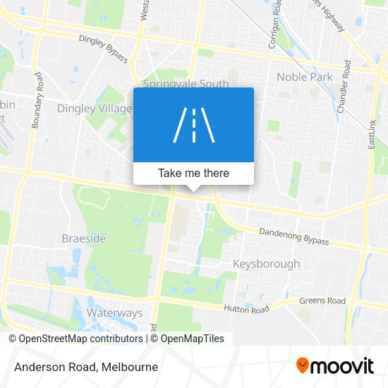 Anderson Road map