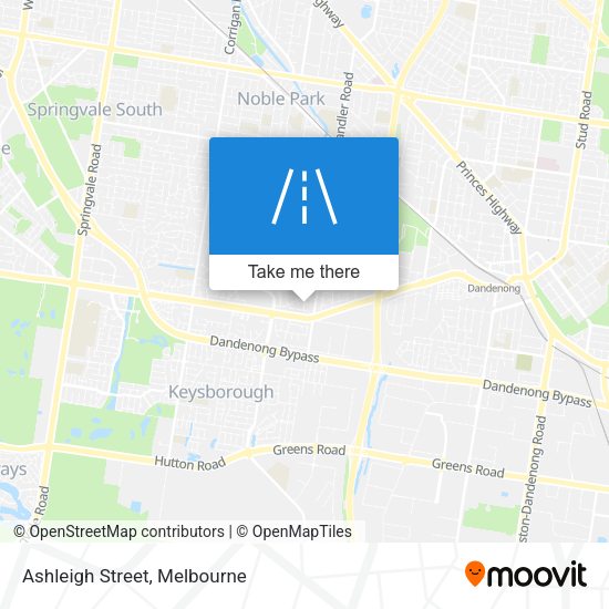 Ashleigh Street map