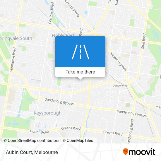 Aubin Court map