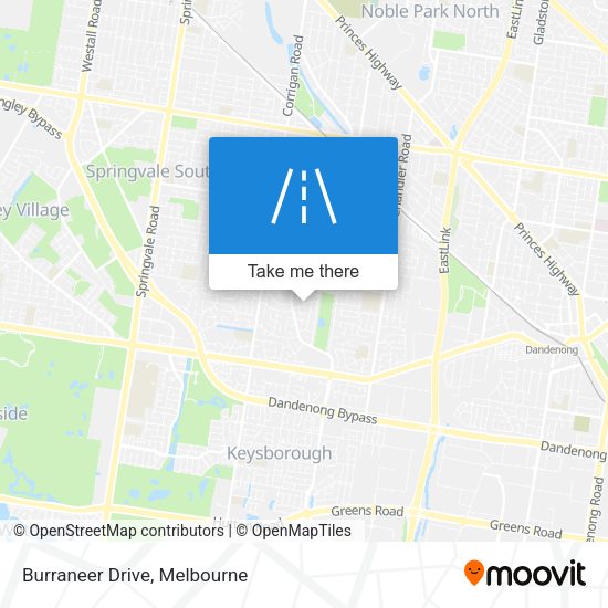 Burraneer Drive map