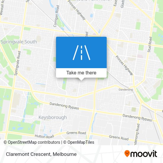 Claremont Crescent map