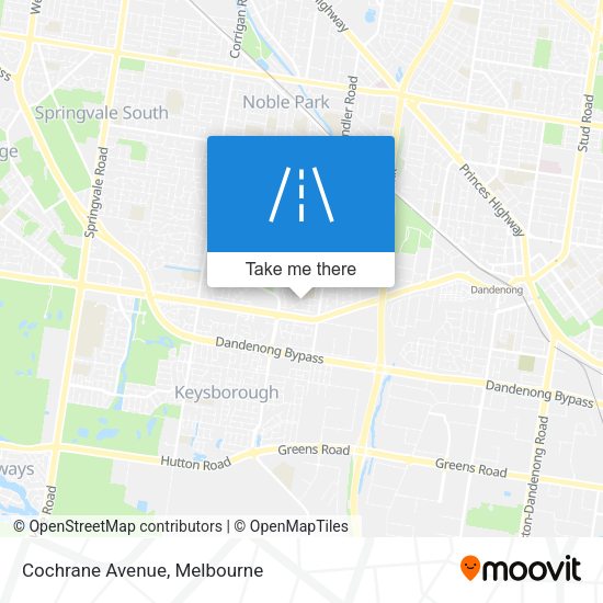 Cochrane Avenue map
