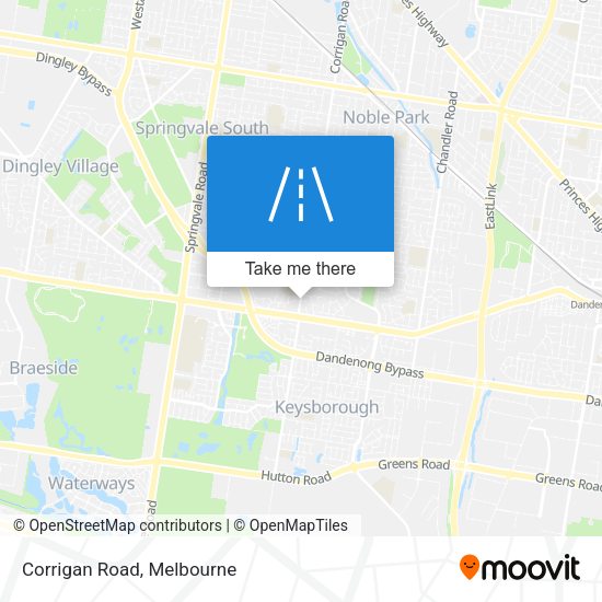 Corrigan Road map