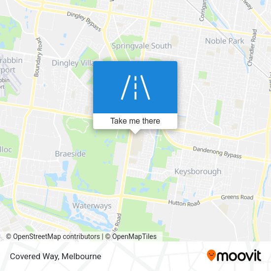 Covered Way map