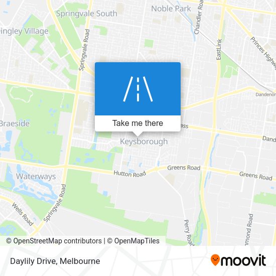 Daylily Drive map