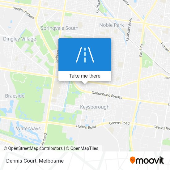 Dennis Court map