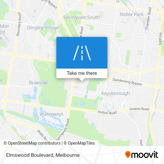 Elmswood Boulevard map