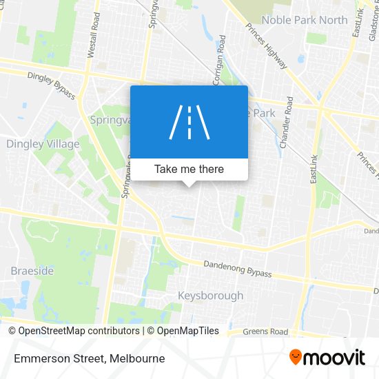 Emmerson Street map