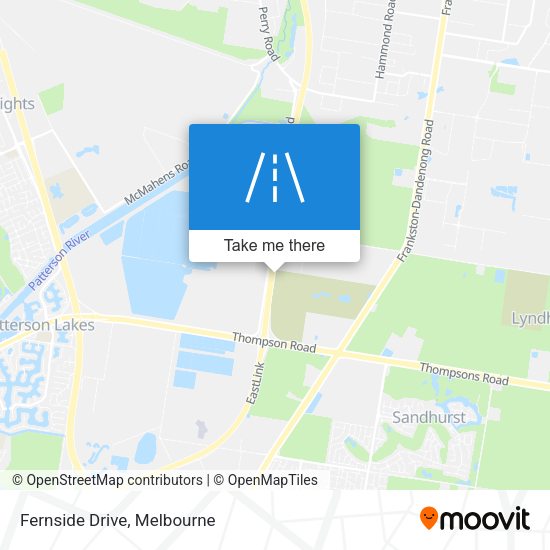 Fernside Drive map