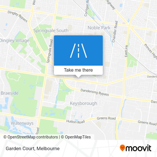 Garden Court map